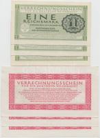 Német 3.Birodalom/Deutsche Wehrmacht (Német Véderő) 1944. 1M (3x) + 10M (3x) T:I-,II (hajtatlanok)
G...