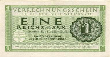 Német 3.Birodalom/Deutsche Wehrmacht (Német Véderő) 1944. 1M (3x) + 10M (3x) T:I-,II (hajtatlanok)
G...