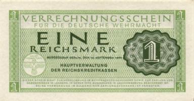 Német 3.Birodalom/Deutsche Wehrmacht (Német Véderő) 1944. 1M (3x) + 10M (3x) T:I-,II (hajtatlanok)
G...