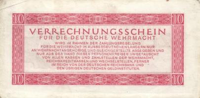 Német 3.Birodalom/Deutsche Wehrmacht (Német Véderő) 1944. 10M (6x) T:II-,III
German Third Reich/Deut...