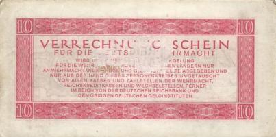 Német 3.Birodalom/Deutsche Wehrmacht (Német Véderő) 1944. 10M (6x) T:II-,III
German Third Reich/Deut...