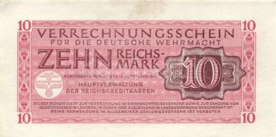 Német 3.Birodalom/Deutsche Wehrmacht (Német Véderő) 1944. 10M (6x) T:II-,III
German Third Reich/Deut...