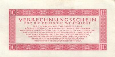 Német 3.Birodalom/Deutsche Wehrmacht (Német Véderő) 1944. 10M (6x) T:II-,III
German Third Reich/Deut...