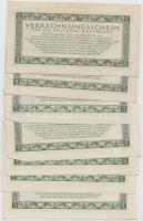 Német 3.Birodalom/Deutsche Wehrmacht (Német Véderő) 1944. 1M (7x) T:II-,III
German Third Reich/Deuts...