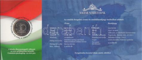 2006. 50Ft "1956-os forradalom" + 500Ft "EB" bankjegy "1956-os forradalom&q...