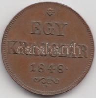 1848. 1Kr Cu T:2,2-