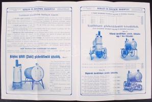 Cca 1910 Kogler és Roszner fényképes árjegyzék katalógusa, utolsó oldalon feliratok
