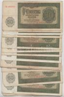 NDK 1948. 50M (20x) T:III,III- GDR 1948. 50 Mark (20x) C:F,VG