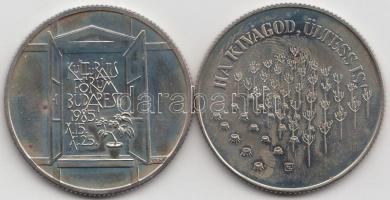 1984. 100Ft "FAO" T:BU + 1985. 100Ft "Kulturális fórum" T:BU