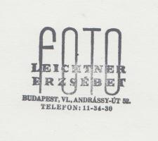 cca 1930-1940 Leichtner Erzsébet vintage felvétele Szentpál Olga mozgásművészeti csoportjáról, pecsé...