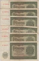 NDK 1948. 50M (20x) T:III,III- GDR 1948. 50 Mark (20x) C:F,VG