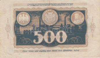 Német Birodalom / Weimari Köztársaság / Dortmund 1922. 500M (5x) T:III
German Empire / Weimar Republ...