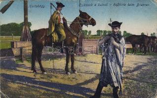 Csikósok a kútnál