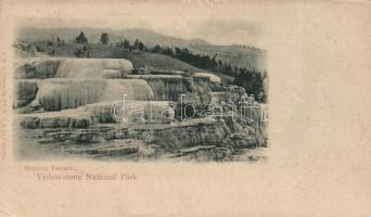 Yellowstone National Park, Minerva Terrace (small tear)