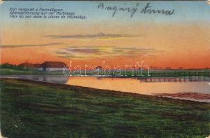 Esti hangulat a hortobágyon