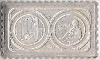 DN "Bartók Béla/ A Kékszakállú herceg vára" Ag bélyeg érem (4.64g/0.835/37x27mm) T:PP