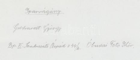 cca 1960-1970 Gebhardt György (1910-1993): Ipari táj; Iparvágány. 2db vintage fotó, az egyik aláírt,...