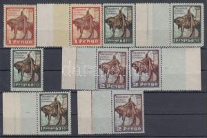 Budapest Székesfőváros 8 db okmánybélyeg