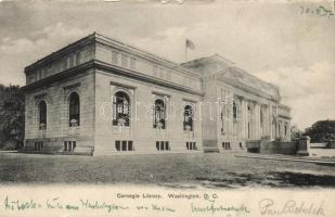 Washington Carnegie Library (small tear)