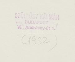 1932 Szöllősy Kálmán (1887-1976): Lenge szoknyák. Vintage fotó, hátoldalán pecséttel jelzett, 16x22c...