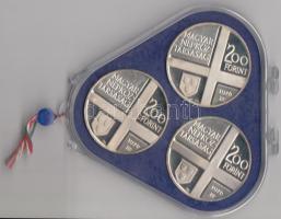 1976. 200Ft Ag 3klf db "Festők I. / Derkovits, Szinyei, Munkácsi" sor T:BU Eredeti plombált MNB tokban, csak 5-5000db!