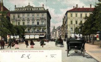 Leipzig, Cafe Felsche, Grimmaische strasse / street (fa)