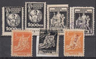 1925-1927 Országos Testnevelési Tanács és 1930-1935 Gyermekvédelem, összesen 7 db