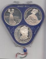 1977. 200Ft Ag 3klf "Festők II.-Mányoki, Rippl-Rónai, Csontváry" sor T:PP Plombált MNB pla...