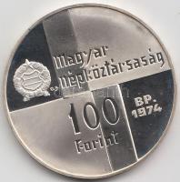 1974. 100Ft Ag "50 éves az MNB" T:PP