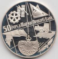 1974. 100Ft Ag "50 éves az MNB" T:PP