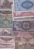 1936-1946. 19db különféle pengő bankjegy T:I-III