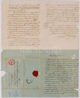 1886 Jókai István 2 db családi vonatkozású levele fiának