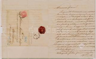 1886 Jókai István 2 db családi vonatkozású levele fiának