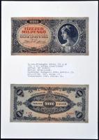 Vegyes bankjegy tétel a pengő időszakból gyűrűs albumba rendezve T:vegyes