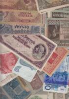Több mint 40db-os vegyes magyar és külföldi bankjegy tétel T:vegyes