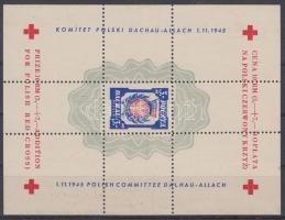 Lengyelország 1945 Vöröskereszt segély blokk Dachau-Allach