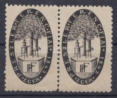 1842 Preszler Ferenc és fiai cég 2db reklámbélyege