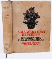 Jávorka Sándor és Csapody Vera: A magyar flóra képekben.Iconographia florae Hungaricae. 40 színes táblával, 4017 növény fekete rajzával és 72 fényképpel. Budapest 1934.  Kir. Magy. Természettudományi Társulat és Studium Könyvkiadó. Kissé kopott egészvászon kötésben.