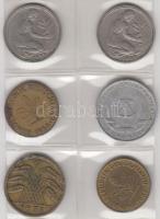 Német Birodalom/Weimari Köztársaság/NSZK/NDK 1931A 10Pf + 1950D/F 50Pf (2x) + 1966G/J 5Pf (2x) + 196...