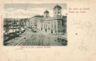 1899 Trieste, hotel, palace Carciotti