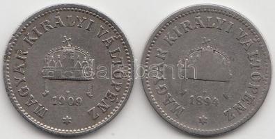 1894-1909KB 10f (2x) T:2,3