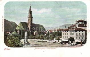 Bolzano, Johannes square, church (fa)