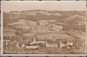 2 db régi képeslap / 2 postcards: 
Brussels, Bruxelles; flower market; Vorau Stift / monastery