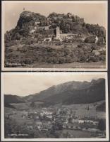 6 db régi, osztrák képeslap / 6 Austrian postcards: Neuberg an der Mürz (5), Riegersburg