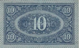 1919. július 10K T:II- kétszer hajtva, nagyon szép papír