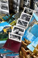 33 db modern, külföldi képeslap, képeslapsorozat és leporello / 33 modern, worldwide postcards, postcard series and leporello