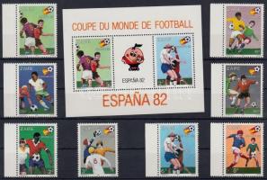 Football World Cup '82 set + block, Labdarúgó Világbajnokság '82 sor + blokk