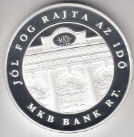 2005. MKB 55 éves az MKB Ag(999) emlékérem (31g/42mm) dísztokban T:PP