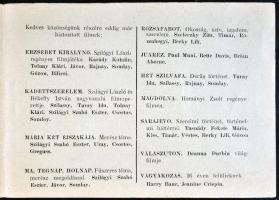 Tivoli filmszínház 2 db-os régi képeslap füzete színészekről, színdarabokról, benne nyereményjáték f...