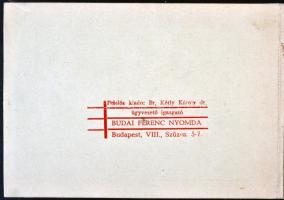 Tivoli filmszínház 2 db-os régi képeslap füzete színészekről, színdarabokról, benne nyereményjáték f...